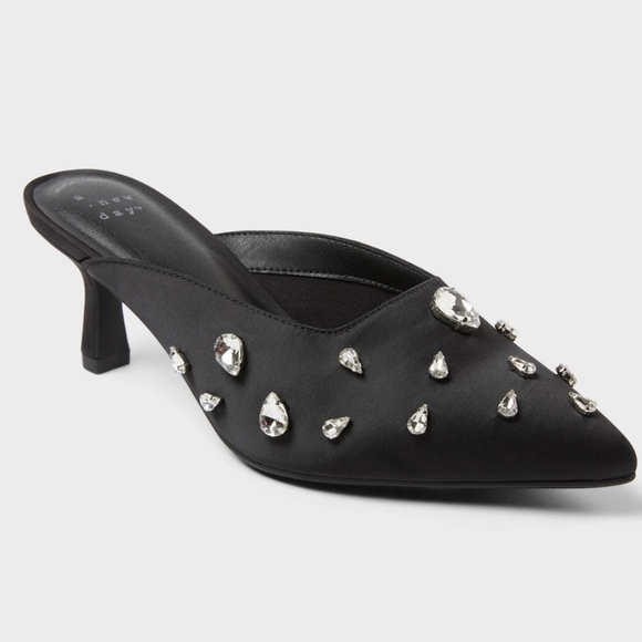 a new day Shoes - A New Day Black Studded Mules